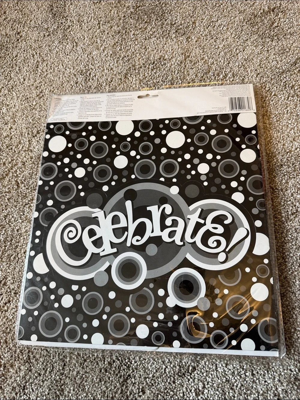 Wilton Black Celebrate Cupcake Display Box. Set of 2. Two inserts in each box